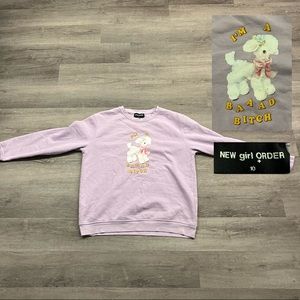 New Girl Order “BAAAD BITCH” Crew neck